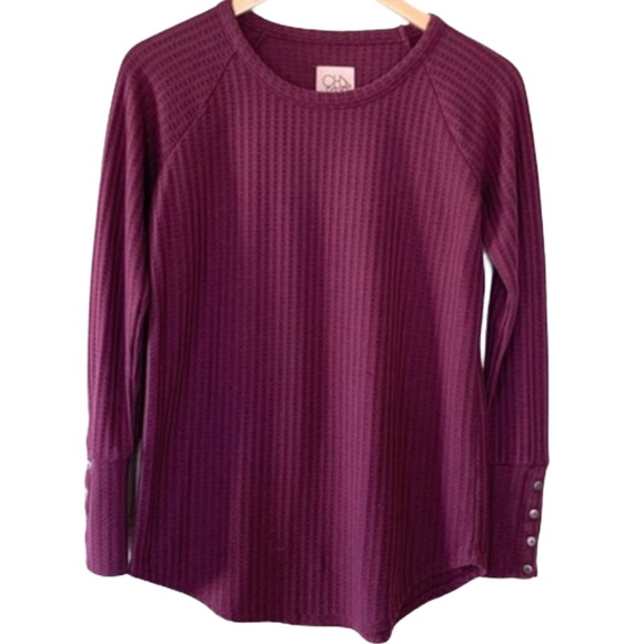 Chaser Long Sleeve Waffle Weave Thermal Tee - Picture 7 of 8